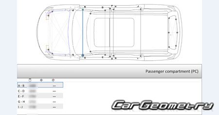 ������� ������ Infiniti QX80 (Z63) 2025-2030 Body dimensions