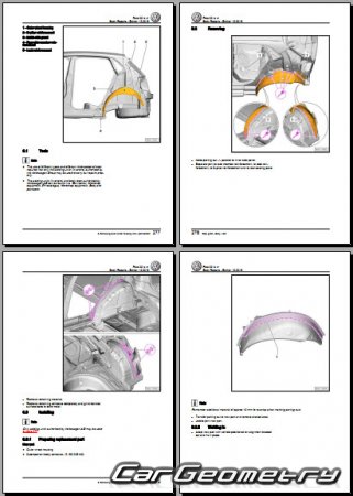 Volkswagen Polo (Typ 6R) 2009�2018 Body Repair Manual