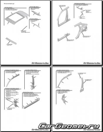 �������� ������� Acura ADX 2025-2030 Body dimensions