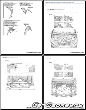 �������� ������� Acura ADX 2025-2030 Body dimensions
