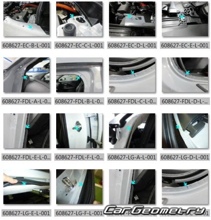 �������� ������� Acura ADX 2025-2030 Body dimensions