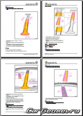�������� ������� Volkswagen Arteon Shooting Brake 2020-2025 Body Repair Manual