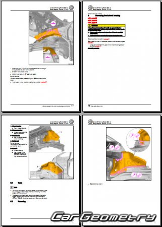 �������� ������� Volkswagen Arteon Shooting Brake 2020-2025 Body Repair Manual
