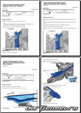 ������� ������ Mazda CX-30 (DM) 2019-2025 Body Repair Manual