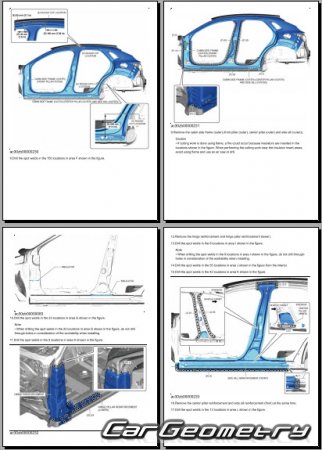 ������� ������ Mazda CX-30 (DM) 2019-2025 Body Repair Manual