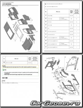 ������� ������ Infiniti QX80 (Z63) 2025-2030 Body dimensions