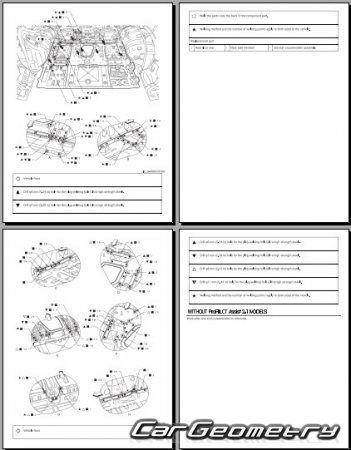 �������� ������� Nissan Armada & Patrol (Y63) 2024-2030 Body Repair Manual