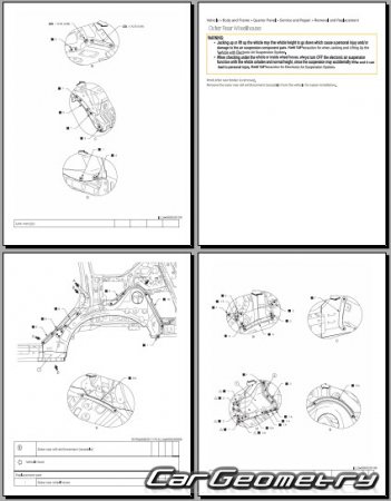 �������� ������� Nissan Armada & Patrol (Y63) 2024-2030 Body Repair Manual