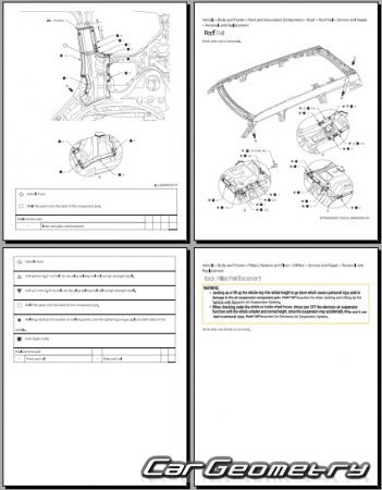 �������� ������� Nissan Armada & Patrol (Y63) 2024-2030 Body Repair Manual