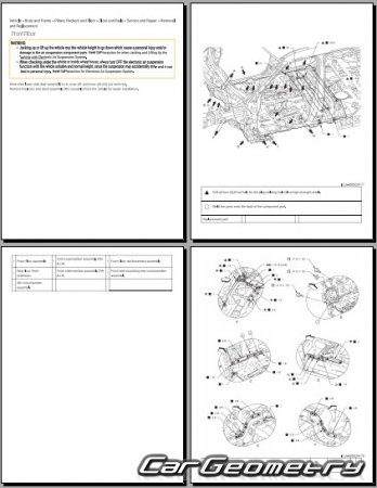 �������� ������� Nissan Armada & Patrol (Y63) 2024-2030 Body Repair Manual