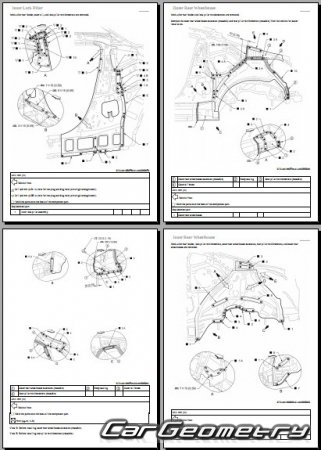 �������� ������� Nissan Z Coupe (RZ34) 2023- Body Repair Manual