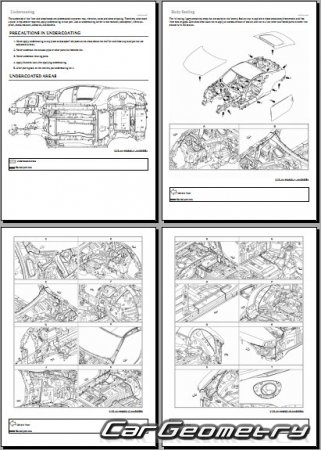 �������� ������� Nissan Z Coupe (RZ34) 2023- Body Repair Manual