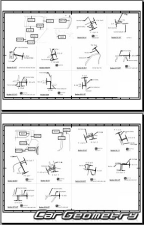 ������� ������ Rivian R1T Pickup 2022-2029 Body dimensions