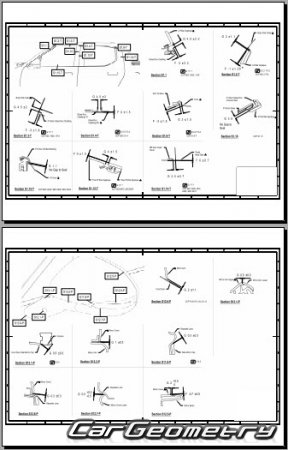 ������� ������ Rivian R1T Pickup 2022-2029 Body dimensions
