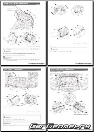������� ������ Nissan Leaf (ZE2) 2025-2032 Body Repair Manual
