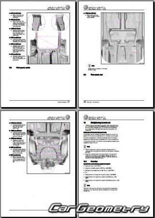 Volkswagen e-Golf (5G) 2014-2020 Body Repair Manual