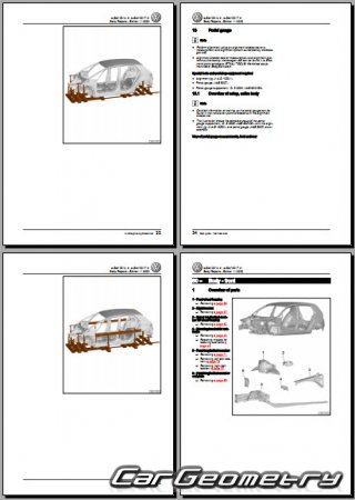 Volkswagen e-Golf (5G) 2014-2020 Body Repair Manual