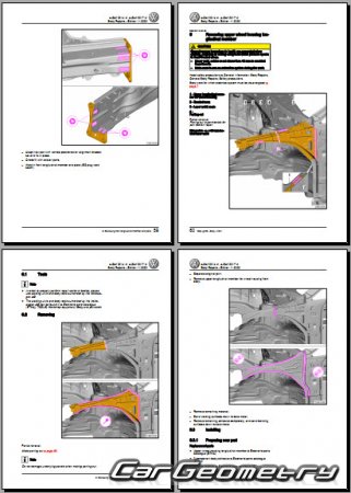 Volkswagen e-Golf (5G) 2014-2020 Body Repair Manual