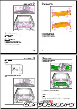 Volkswagen e-Golf (5G) 2014-2020 Body Repair Manual