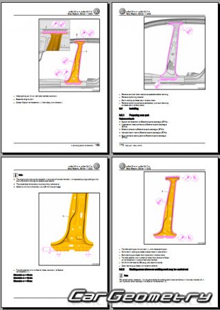 Volkswagen e-Golf (5G) 2014-2020 Body Repair Manual