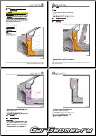 Volkswagen e-Golf (5G) 2014-2020 Body Repair Manual