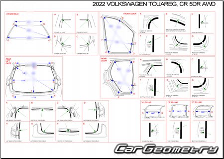 �������� ������� Volkswagen Touareg (CR7) 2018-2025
