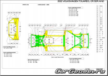 �������� ������� Volkswagen Touareg (CR7) 2018-2025