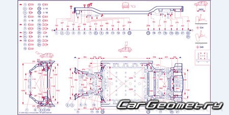 �������� ������� Toyota bZ bZ4X 2024-2027 Collision Repair Manual