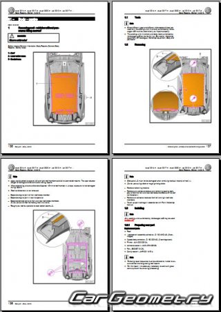 Volkswagen Up! (121) 2012-2025 Body Repair Manual