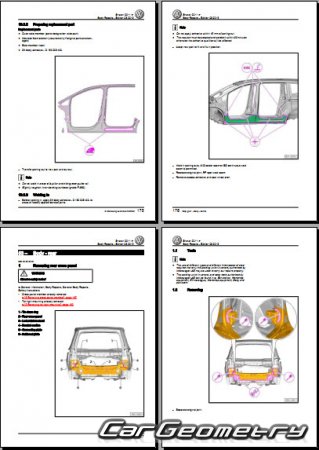 Volkswagen Sharan (Typ 7N) 2011-2017 Body Repair Manual