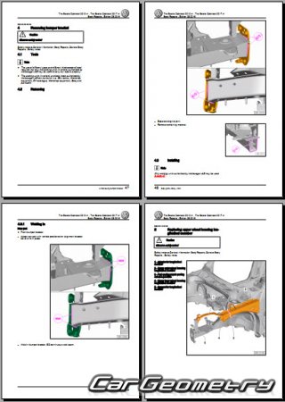 Volkswagen Beetle Cabriolet 2012-2019 Body Repair Manual
