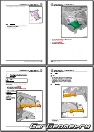 Volkswagen Beetle Cabriolet 2012-2019 Body Repair Manual