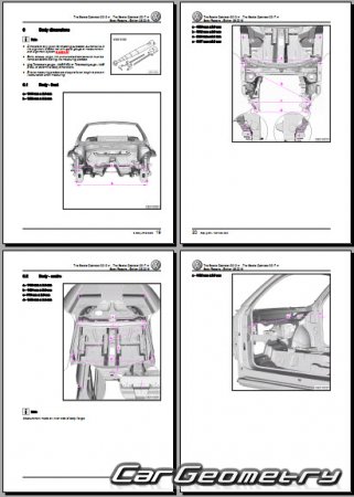 Volkswagen Beetle Cabriolet 2012-2019 Body Repair Manual
