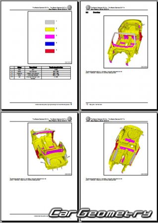 Volkswagen Beetle Cabriolet 2012-2019 Body Repair Manual