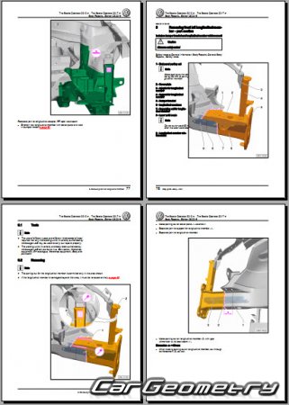 Volkswagen Beetle Cabriolet 2012-2019 Body Repair Manual