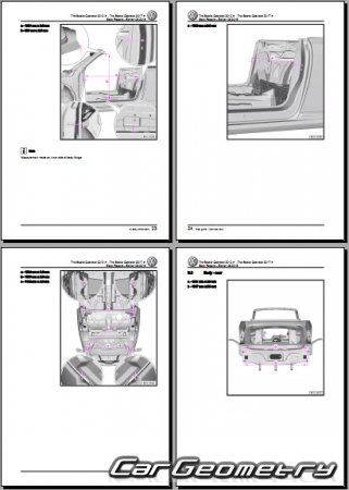 Volkswagen Beetle Cabriolet 2012-2019 Body Repair Manual