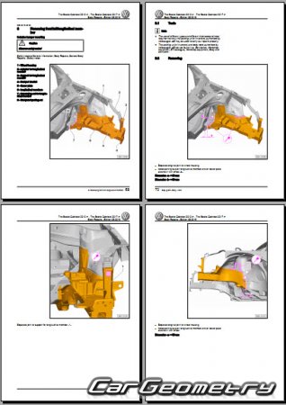 Volkswagen Beetle Cabriolet 2012-2019 Body Repair Manual
