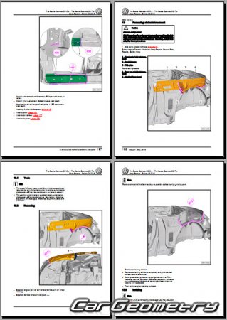 Volkswagen Beetle Cabriolet 2012-2019 Body Repair Manual