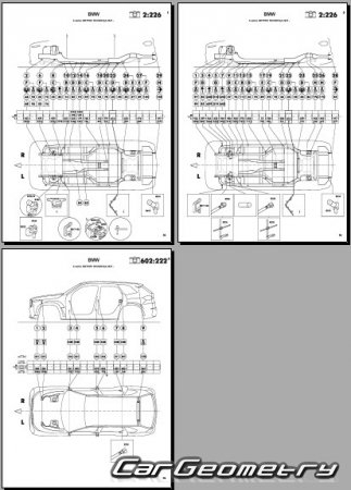 �������� ������� BMW XM (G09) � 2023 Body dimensions