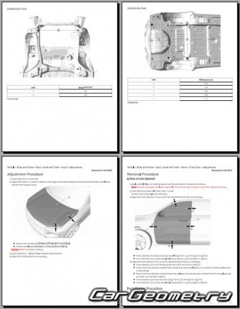 ������� ������ Chevrolet Traverse 2024-2030 Body Repair Manual