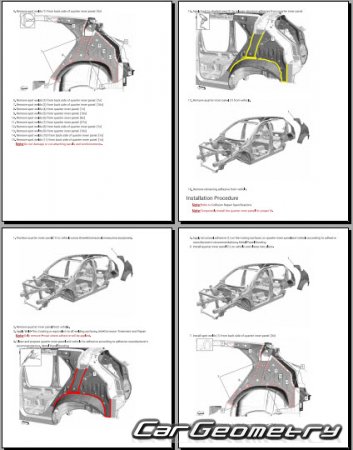 Buick Envision 2024-2030 Body Repair Manuals