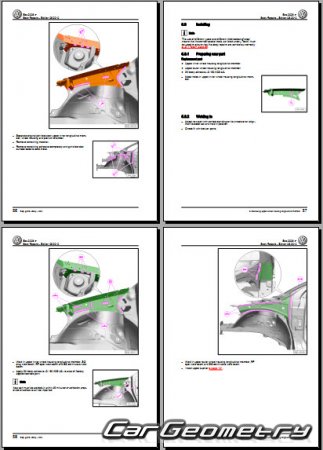 Volkswagen Eos 2006-2014 Body Repair Manual