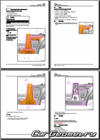 Volkswagen Eos 2006-2014 Body Repair Manual