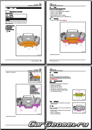Volkswagen Eos 2006-2014 Body Repair Manual