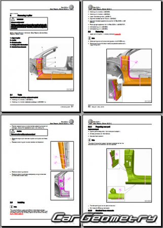 Volkswagen Eos 2006-2014 Body Repair Manual