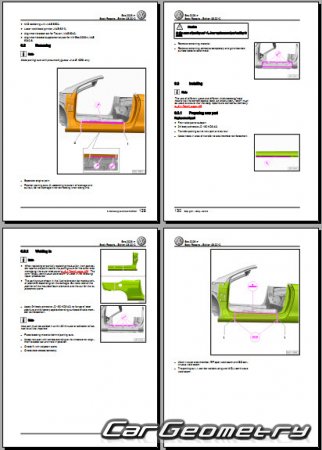 Volkswagen Eos 2006-2014 Body Repair Manual
