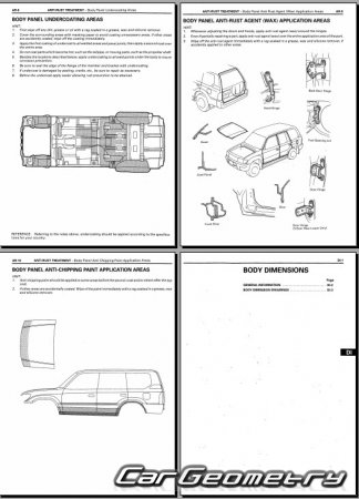 ������� ������ Toyota Land Cruiser Prado 90 1996�2003 Collision Repair Manual