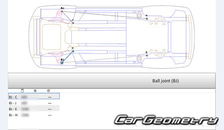 Acura ILX (DE) 2016-2020 Body dimensions
