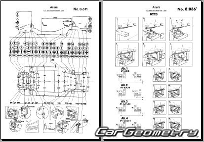 ����������� ������� ������  Honda NSX � Acura NSX 1995�2005 Body Repair Manual