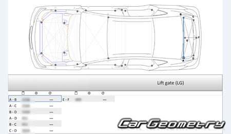 ������� ������ Acura TLX 2021-2026 Body Repair Manual